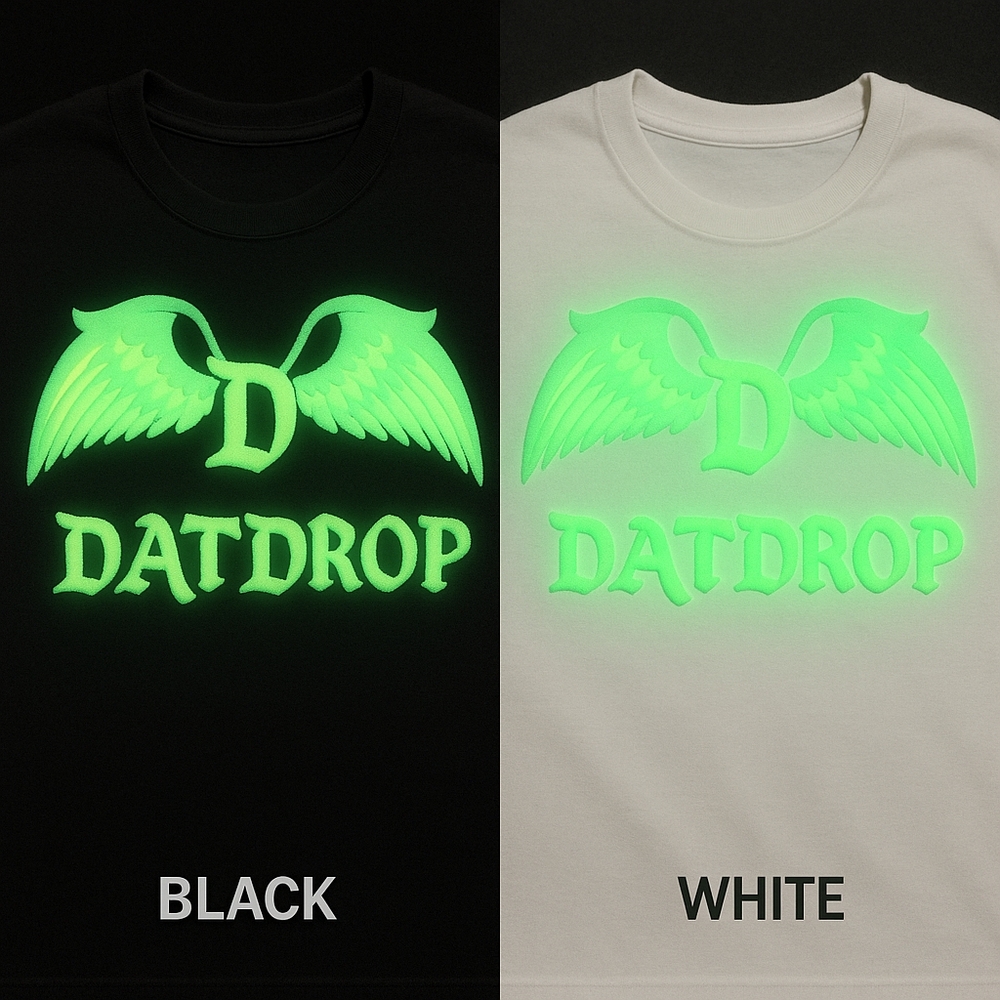 Black and White Short Sleeve Tees with Graphic Designs